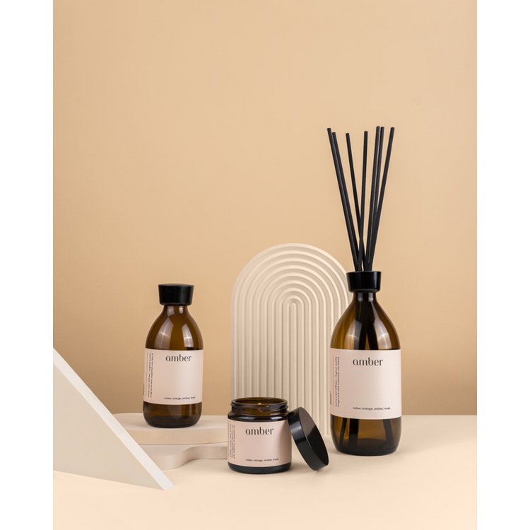 Geurstokjes "Amber" 250 ml Mia Colonia