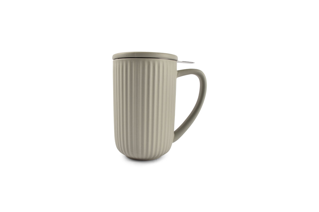 Tea cup 60cl matt grey Hi!Tea - Salt &amp;Pepper