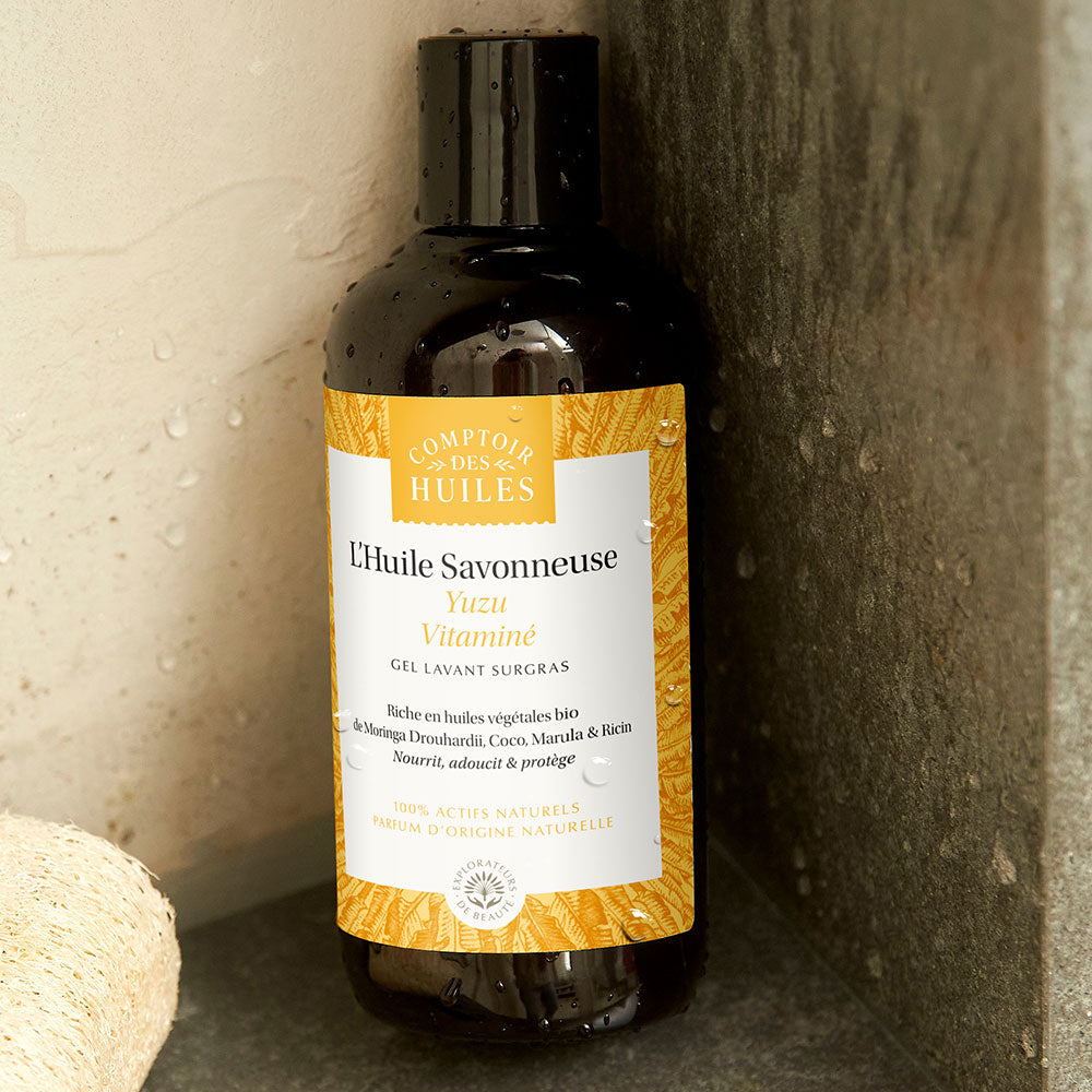 Biologische douche &amp; badolie - Vitamined Yuzu - Comptoir des Huiles