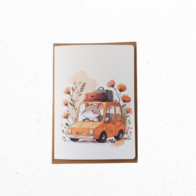 A6 Wenskaart Op Weg naar Iets Moois - The Card Studio