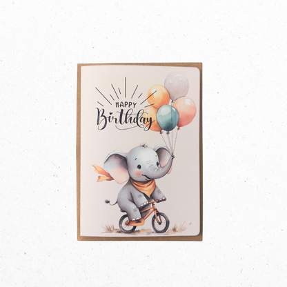 A6 Wenskaart Olifantastisch Gefeliciteerd! - The Card Studio