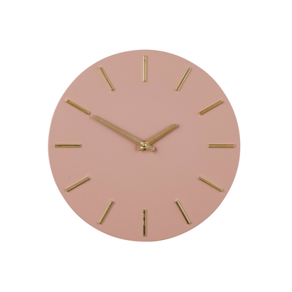 Brixen wall clock rose gold