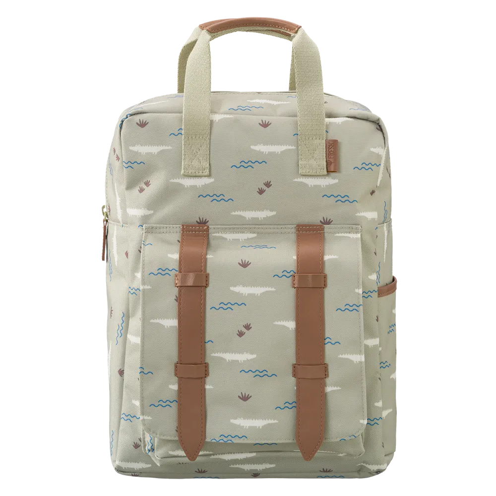 Fresk Backpack, Kinderrugzak Groot - Crocodile