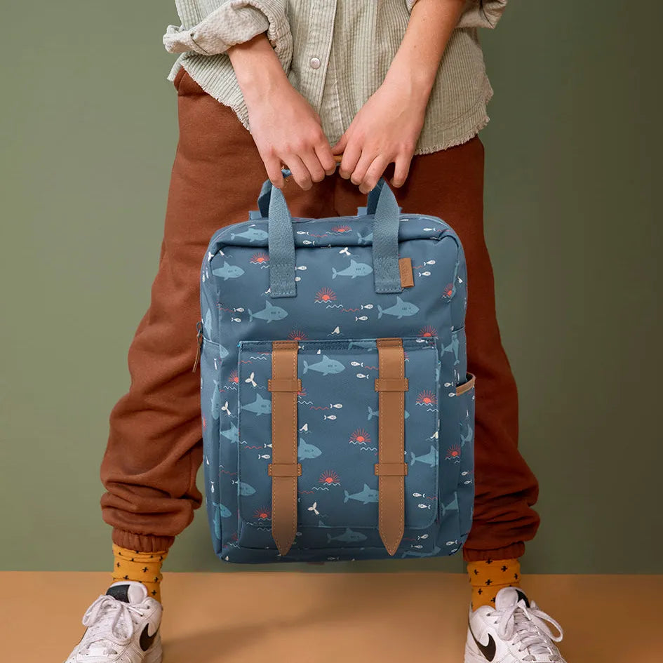 Fresk Backpack, Kinderrugzak Groot - Shark