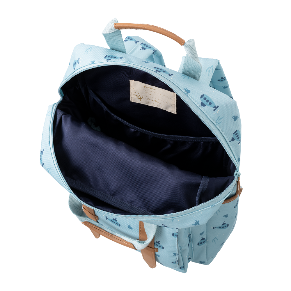Fresk Backpack, Kinderrugzak Groot - Submarine