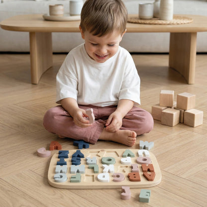 Houten Alfabetpuzzel ABC – Speedy Monkey Letterpuzzel 2+