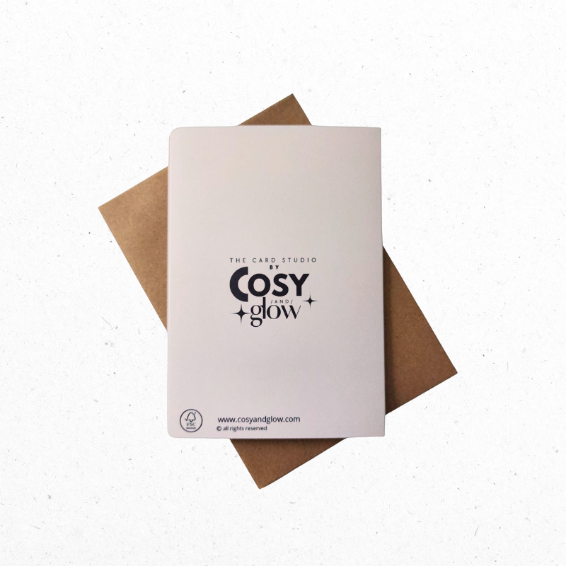 Merry Christmas and Happy New Year – A6 Wenskaart van The Card Studio