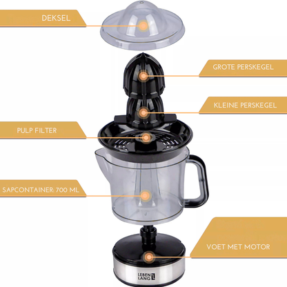 Lebenlang Elektrische Citruspers – Hoge Sapopbrengst en Gemakkelijk Schoon te Maken