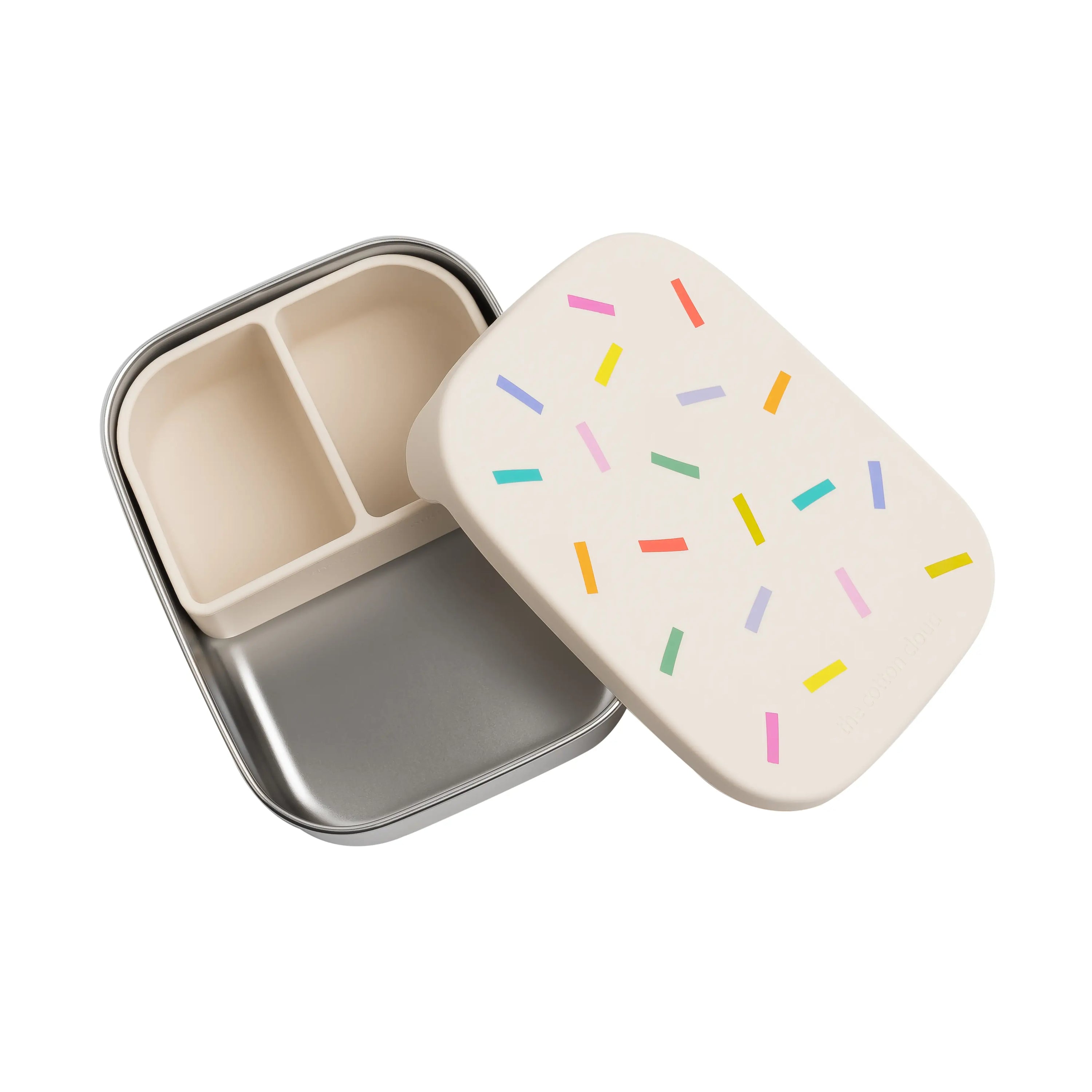 Rvs Lunchbox/Brooddoos  - Confetti - The Cotton Cloud