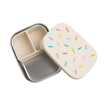 Rvs Lunchbox/Brooddoos  - Confetti - The Cotton Cloud