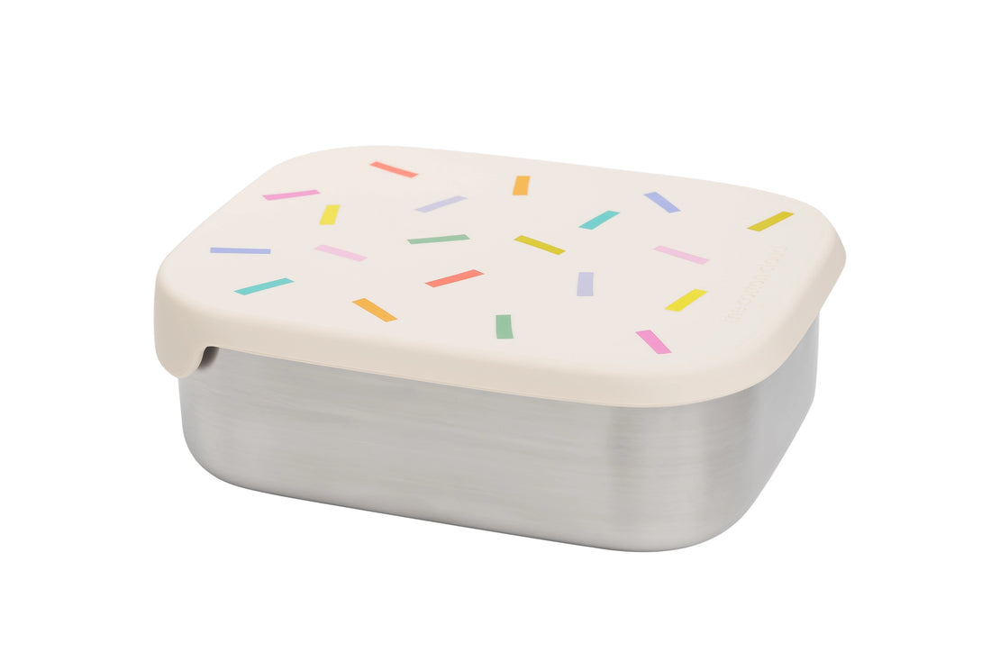 Lunchbox/Broodtrommel RVS - Confetti - The Cotton Cloud