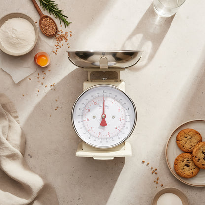Retro Mechanische Keukenweegschaal zachtgrijs - Rex London
