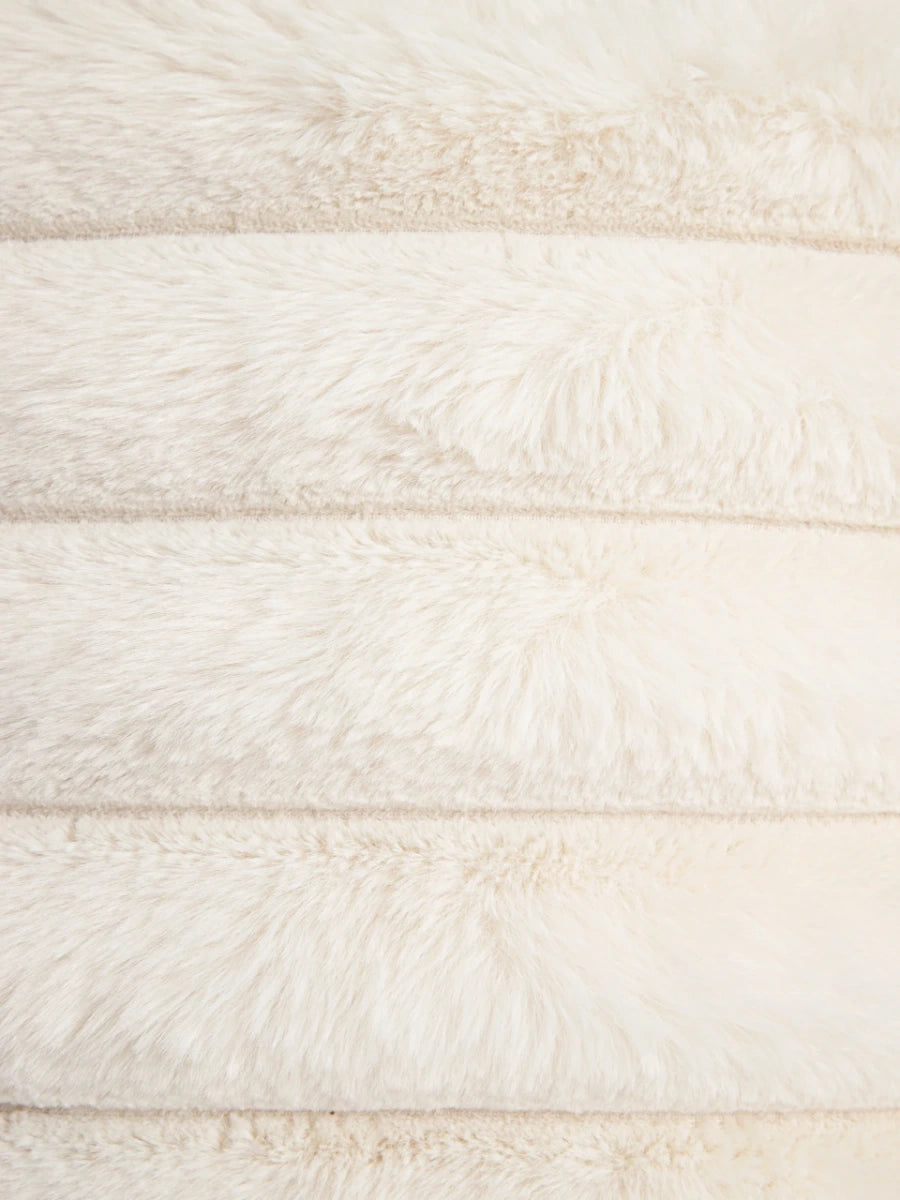 Japandi Kussensloop Ecru | ARVELO | Zacht Luxe Kussenhoes  | 45x45 cm