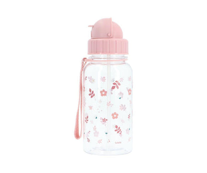 Tutete Kids Tritan drinkfles 500ml | Roze bladeren