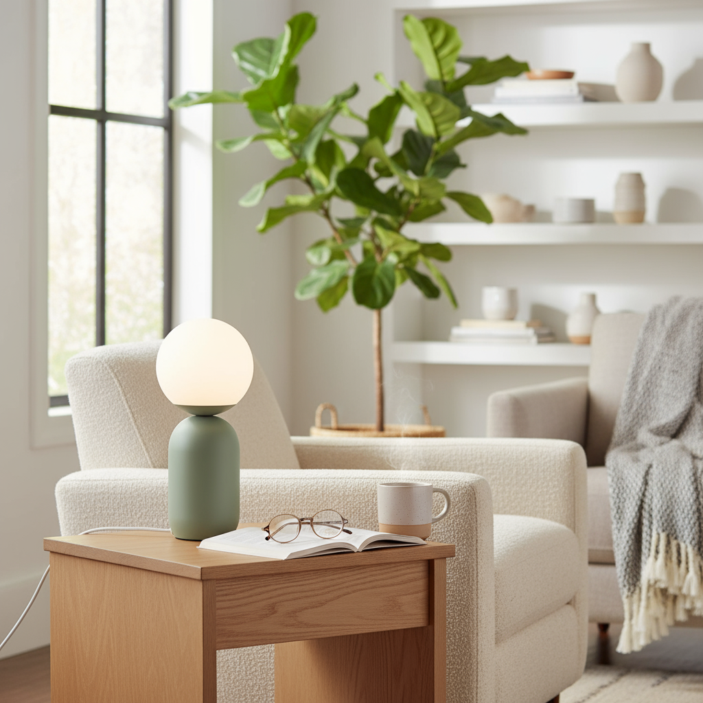 Tafellamp Stella groen By Kubbick