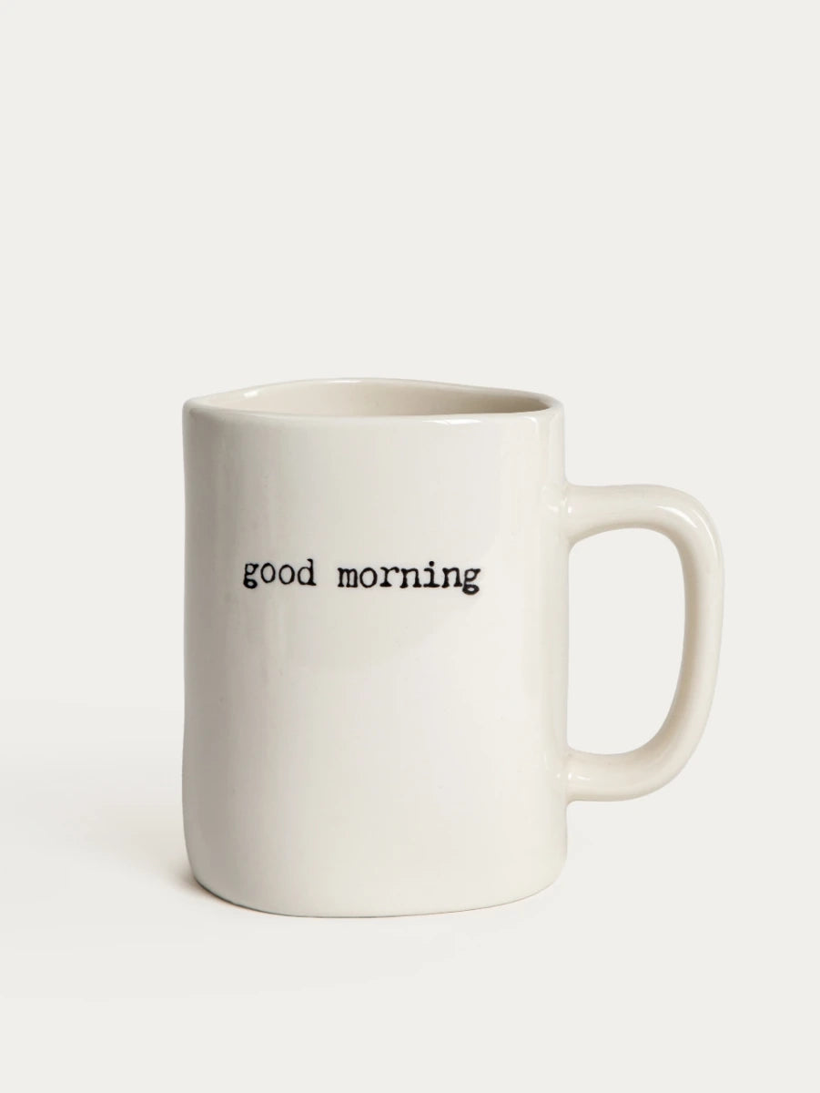 MANZA ‘good morning’ koffie en theemok | Beige | 550ml