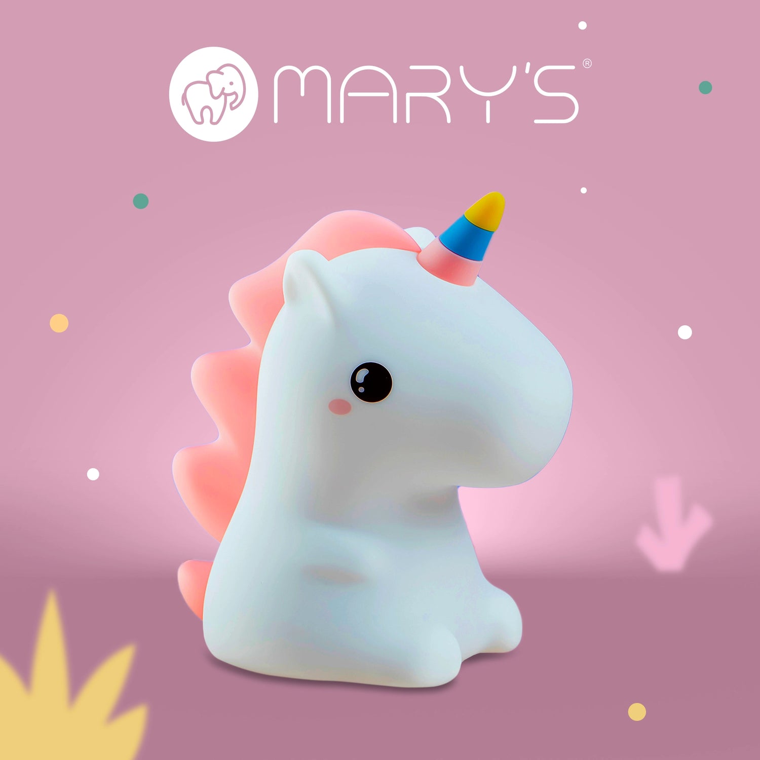 Eenhoorn RGB-LED Nachtlamp | Sfeerlampje | Mary&