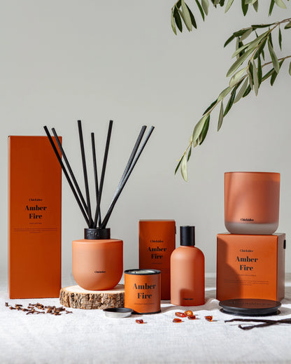 Chickidee - Amber Fire Core Geurstokjes 200ml