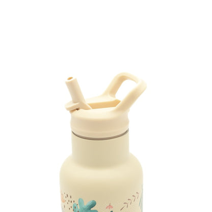 Drinkfles kind RVS geïsoleerd - 350 ml - Gnawy de luiaard