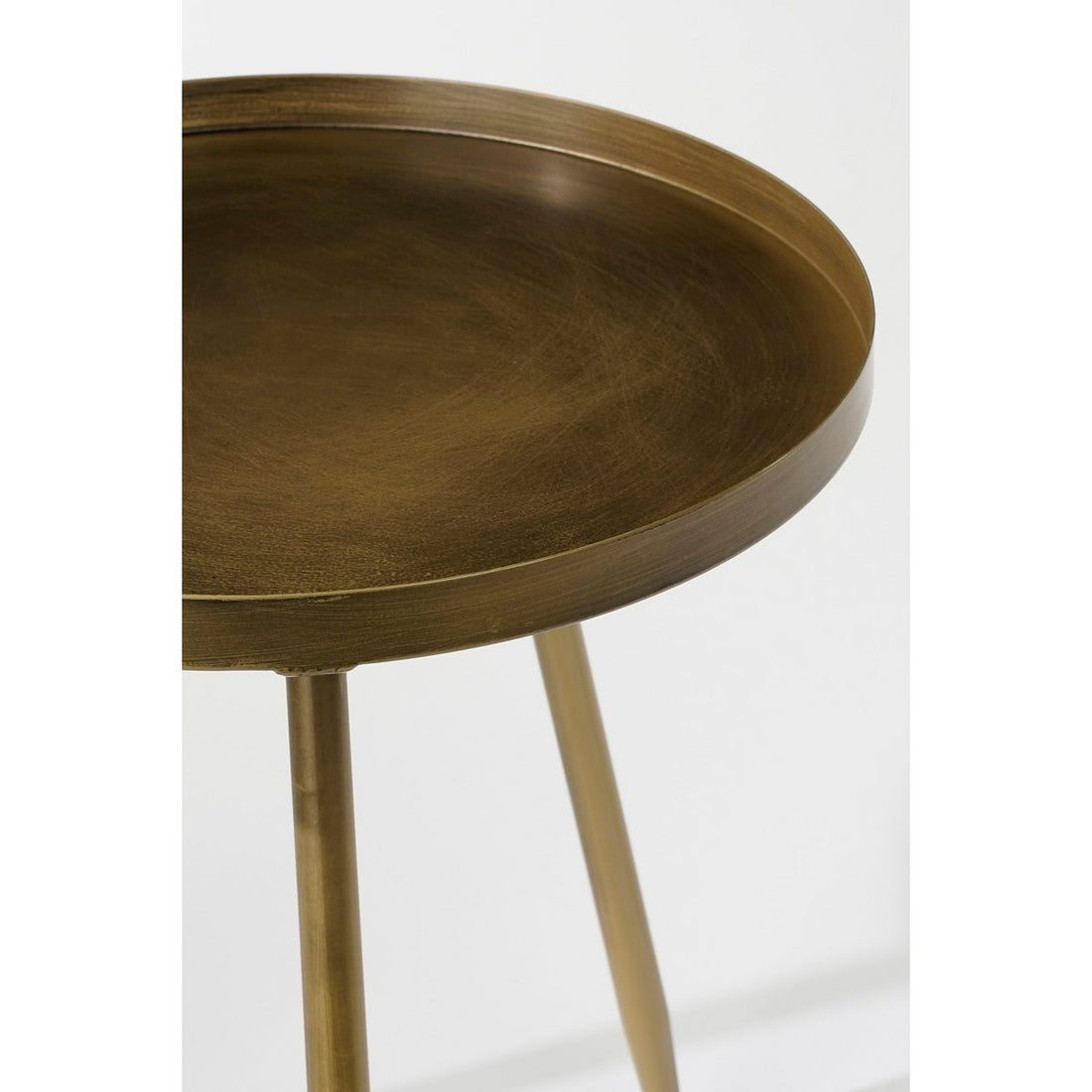 Flores Side Table Metal Bronze, 48 x Ø42