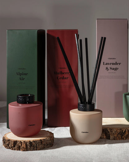 Chickidee - Cashmere Woods Core Geurstokjes 200ml