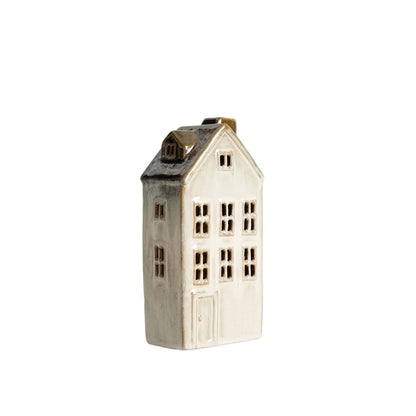 Keramisch Decoratief Led Stadshuis | VILLAGE | 14.3x9.1x18.1 cm