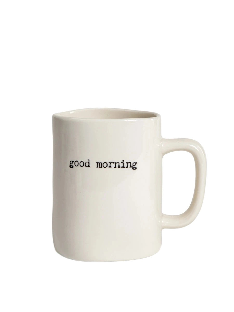 MANZA ‘good morning’ koffie en theemok | Beige | 550ml