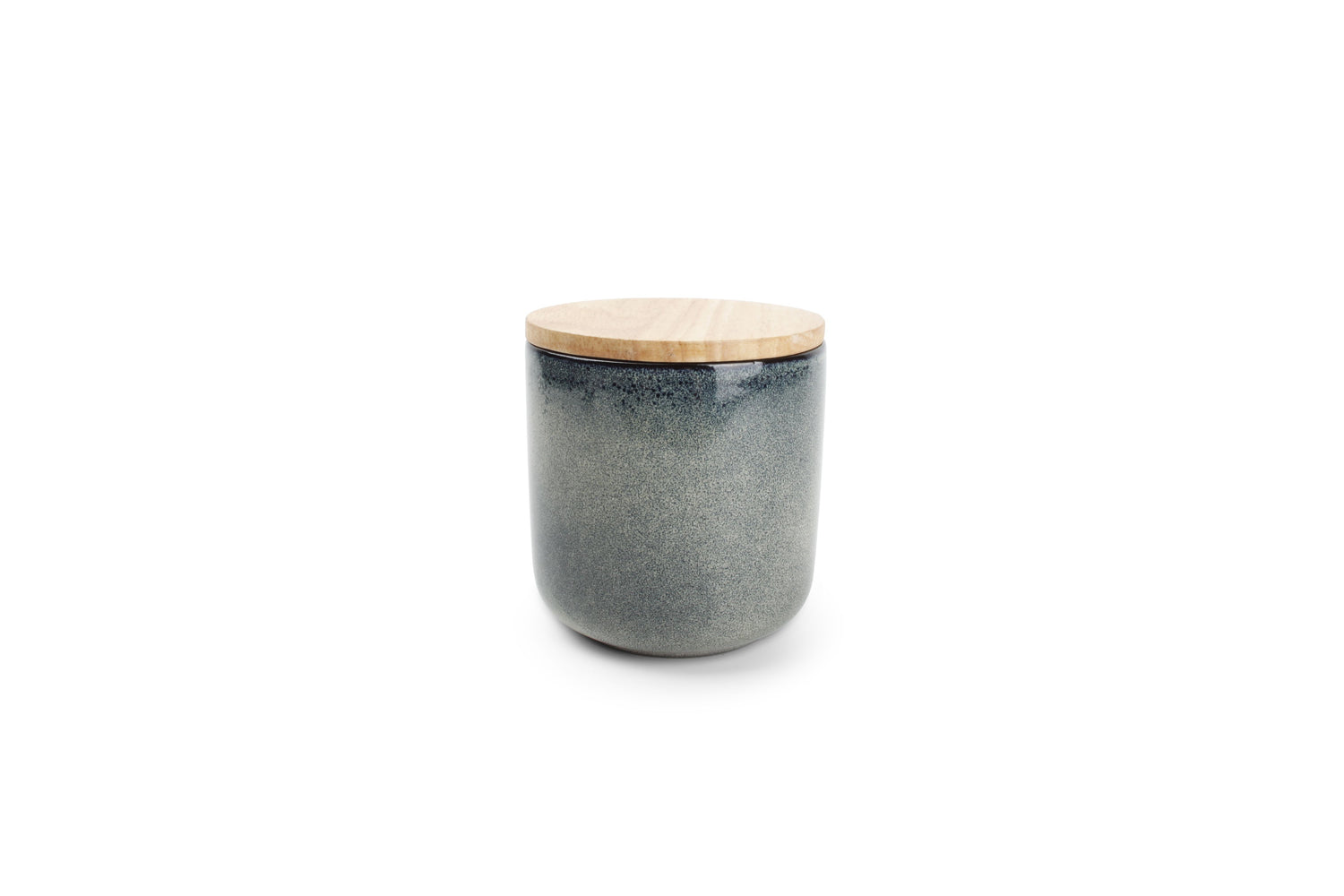 Storage jar green/blue Meridian 12xH12cm - Salt &amp; Pepper